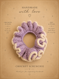 Gehäkelter Scrunchie – Lila